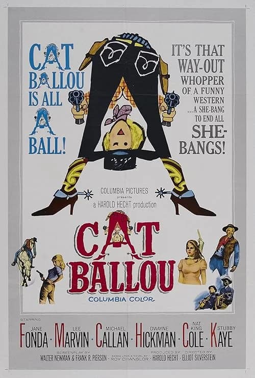 Cat Ballou film posteri